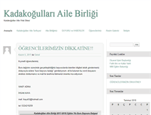 Tablet Screenshot of kadakogullariailebirligi.com